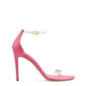 Stuart Weitzman Nudistcurve Ankle Strap 100 in India Pink 8 NIB